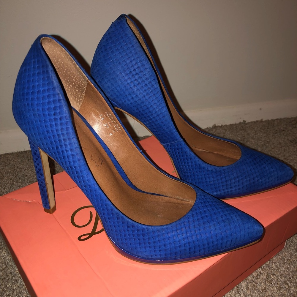 Royal blue Aldo heels
